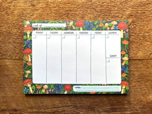 Mushroom Weekly Desk Planner