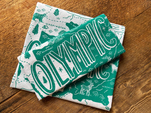 Olympic National Park Tea Towel