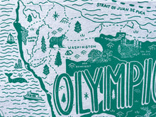 Olympic National Park Tea Towel
