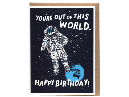 Out of This World Birthday, Single Card