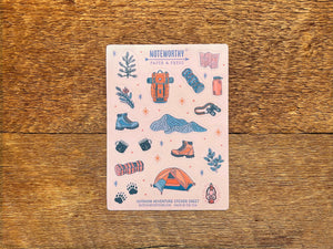 Outdoor Adventure Sticker Sheet