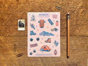 Outdoor Adventure Sticker Sheet