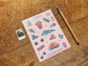 Outdoor Adventure Sticker Sheet