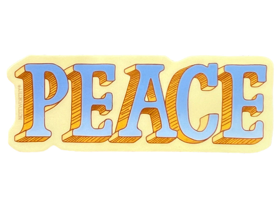 Peace Sticker