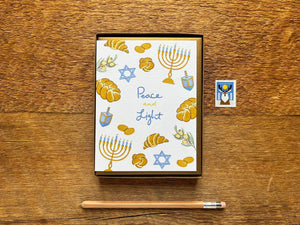 Peace Light Hanukkah Card