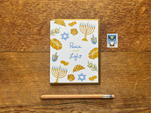 Peace Light Hanukkah Card