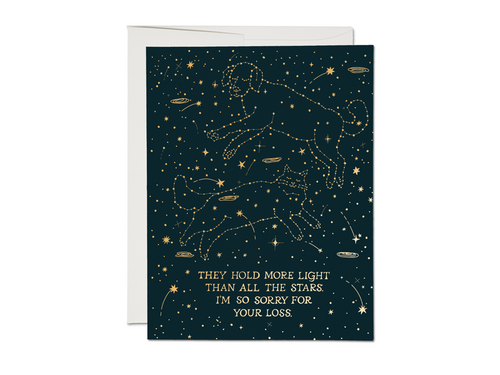 Pet Constellation Sympathy, Single Card