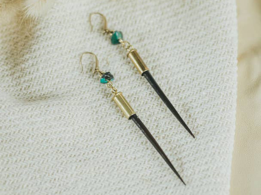 Quill & Turquoise Earrings