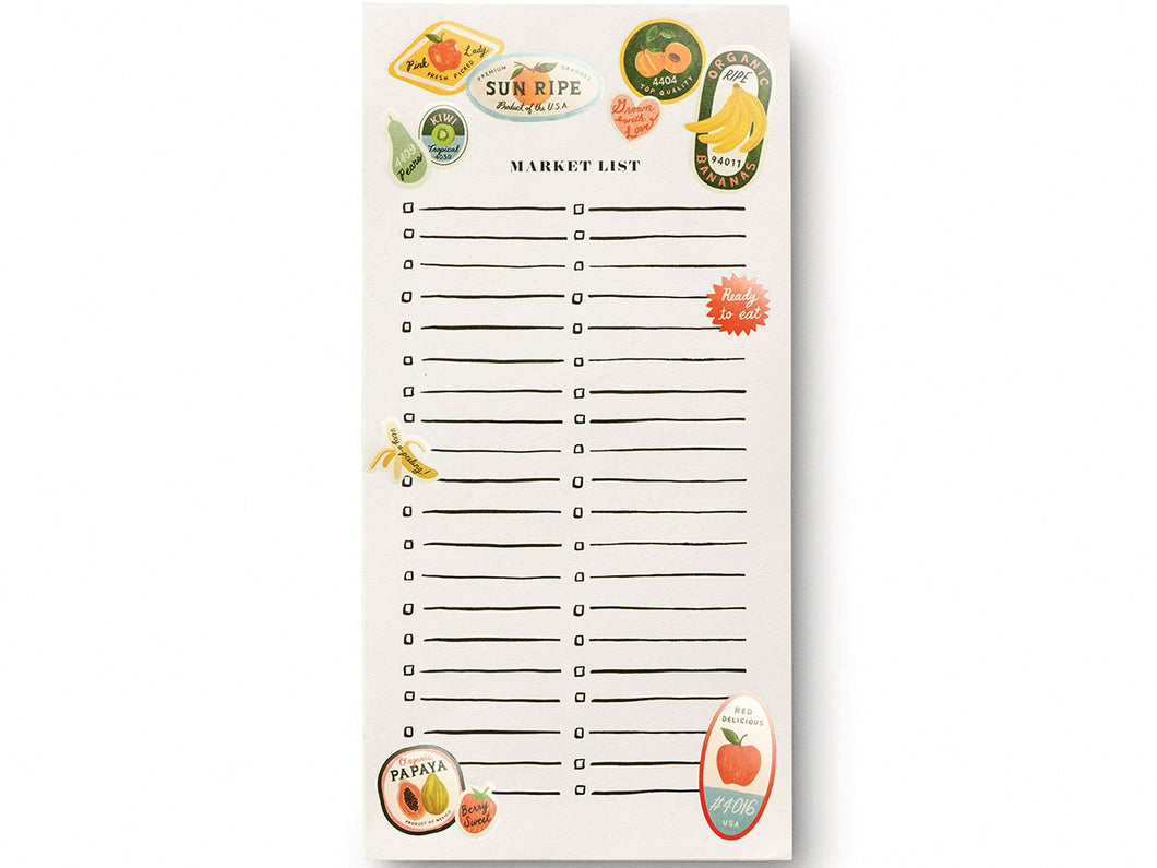 Fruit Stickers Market Pad