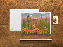 Saguaro Foil Postcard