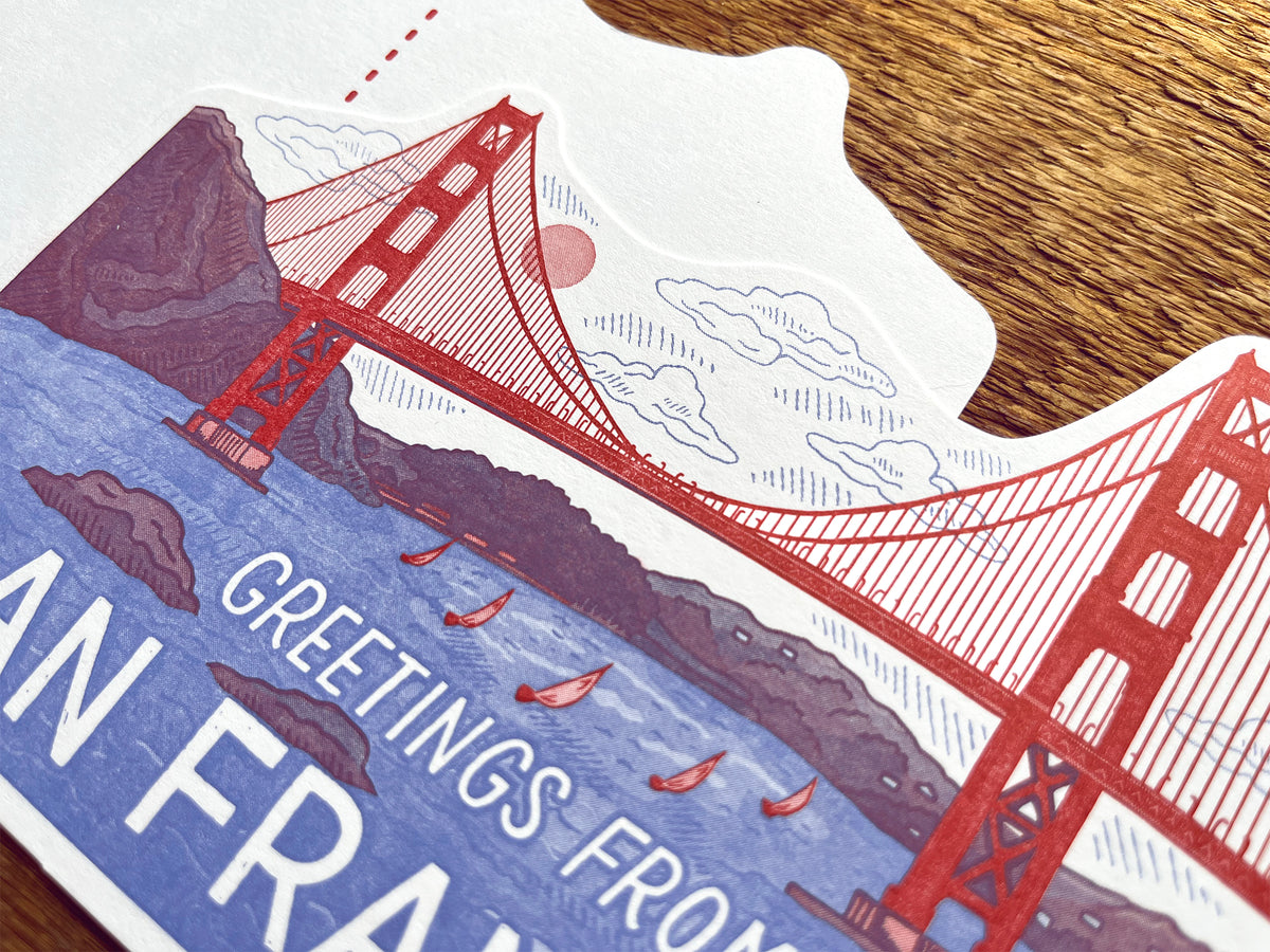 San Francisco Scenic Postcard – Noteworthy Paper & Press