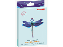 Sapphire Dragonfly Wall Decoration