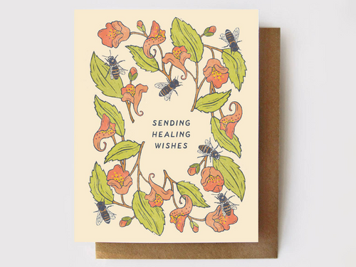 Sending Healing Wishes Jewelweed, Single Card