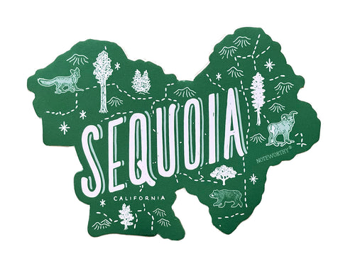 Sequoia National Park Sticker