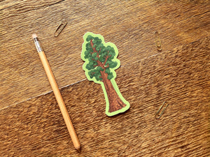 Sequoia Tree Sticker