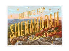 Shenandoah National Park Foil Postcard