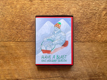 Sledding Yeti Card