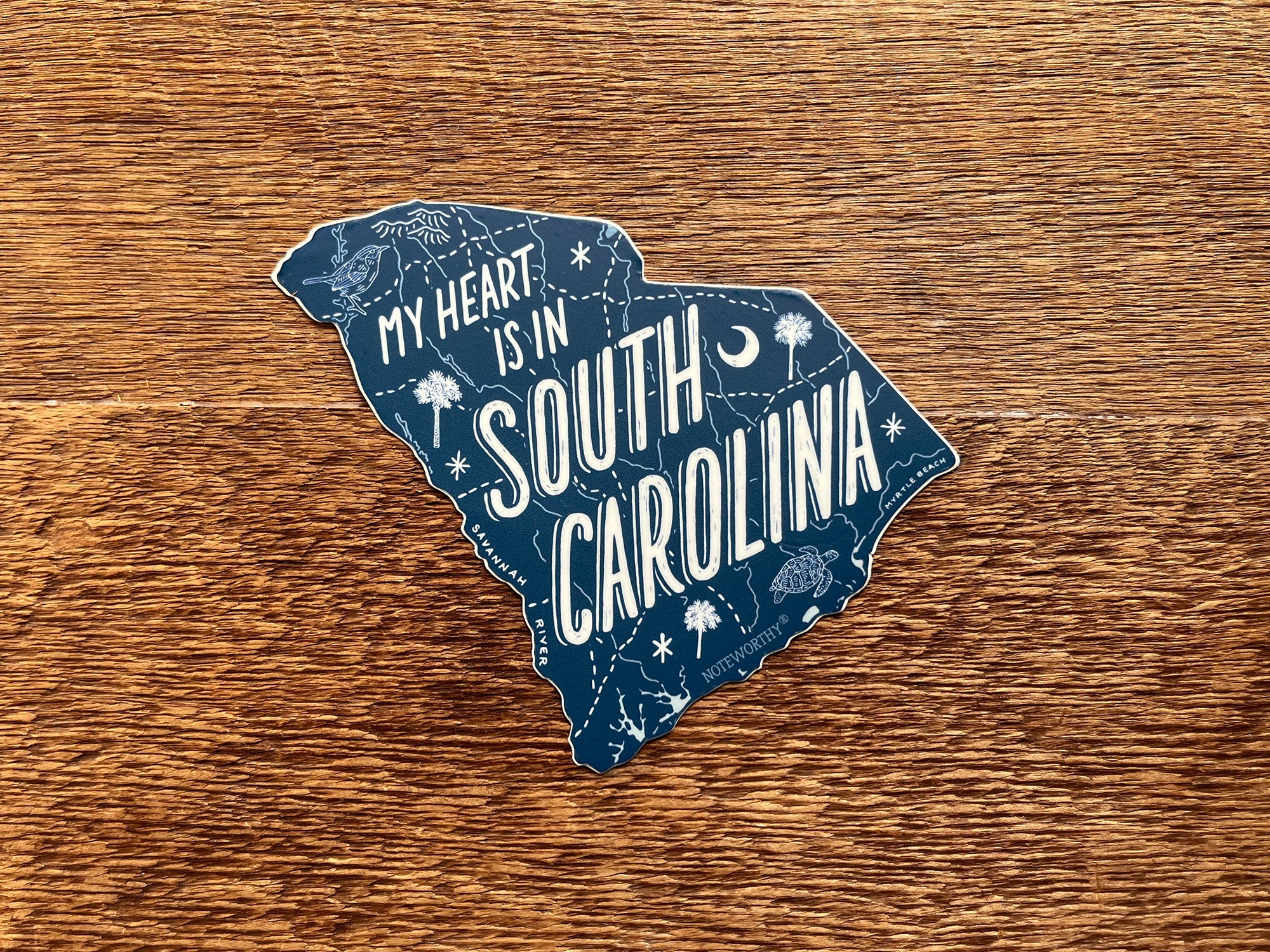 Sc Native Sticker South Carolina Sticker – Noteworthy Paper & Press