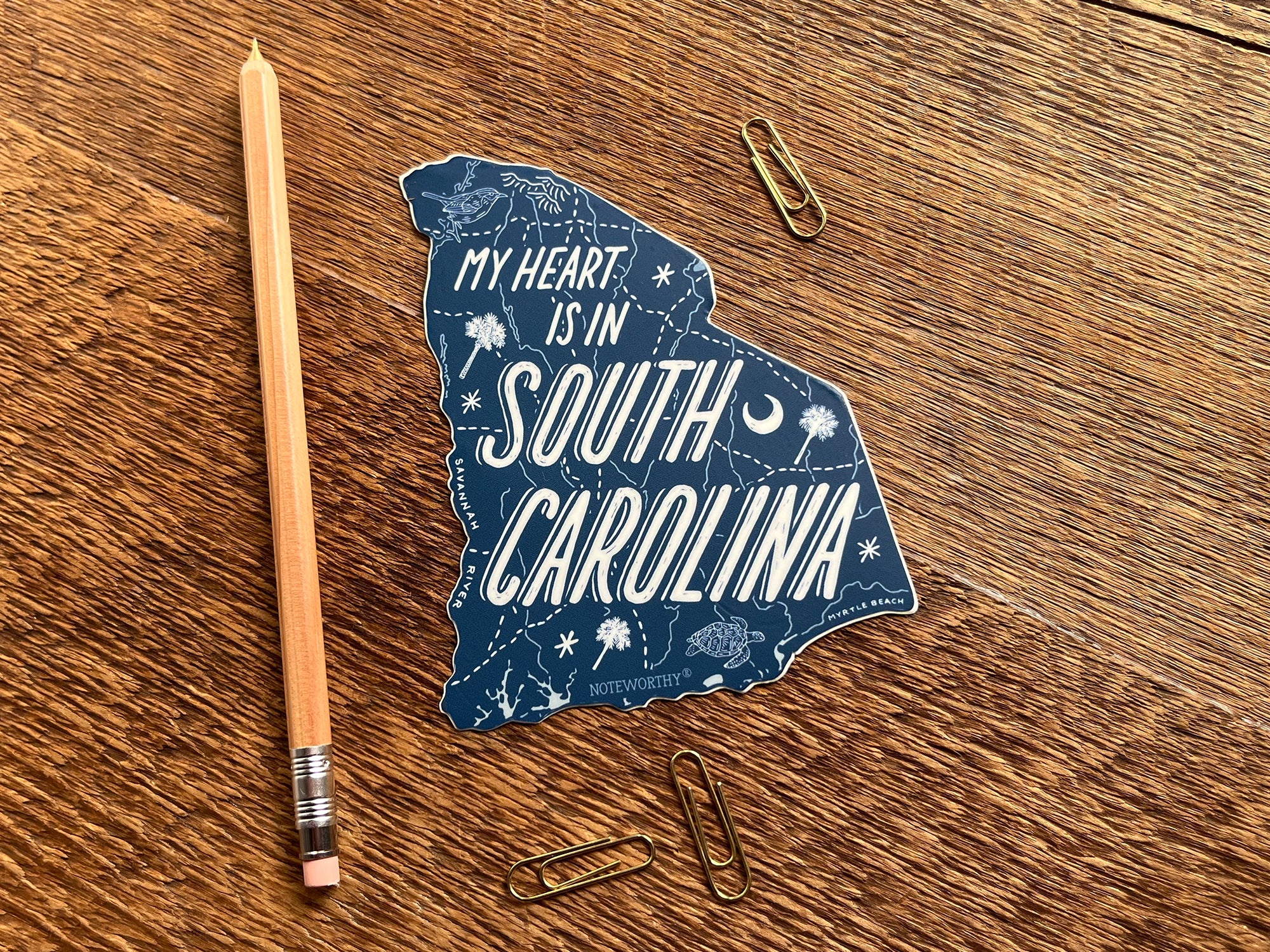 Georgetown Sc Sticker South Carolina Sticker – Noteworthy Paper & Press