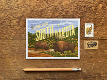 South Dakota Scenic Foil Postcard
