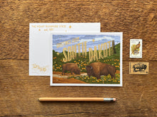 South Dakota Scenic Foil Postcard