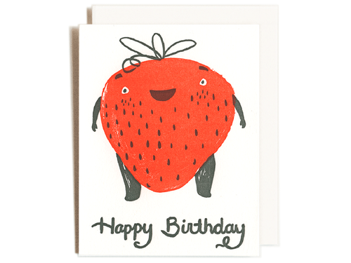 Strawberry Birthday, Single Card