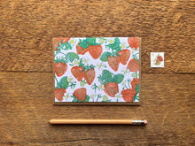 Strawberries, Greeting Card