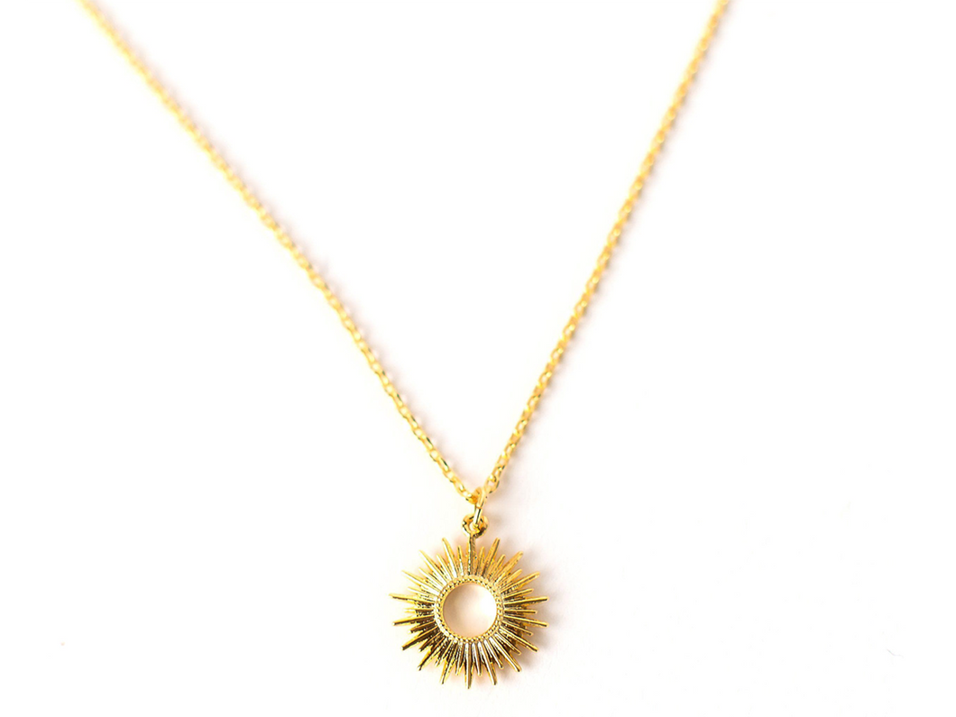 Sunrise Necklace, Gold