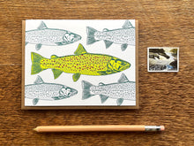 Trout Greeting Card