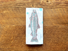 Trout & Flies Tea Towel