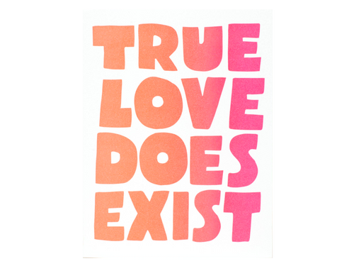 True Love Does Exist, Single Card