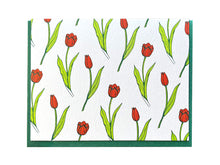 Tulip Pattern Greeting Card