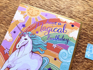 Unicorn Birthday Greeting Card
