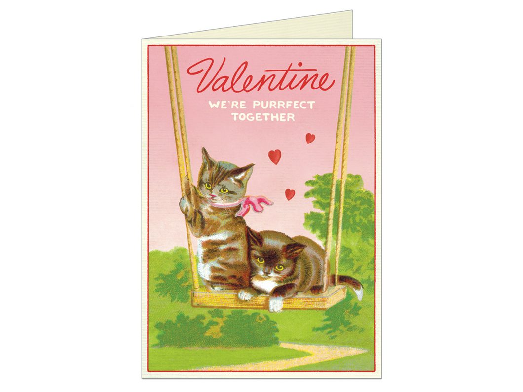 Valentine Cats, Single Card