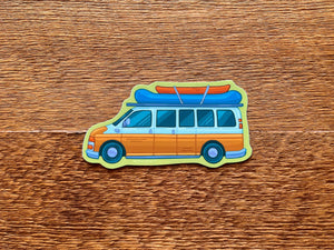 Gone Rafting Van Sticker