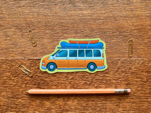 Gone Rafting Van Sticker