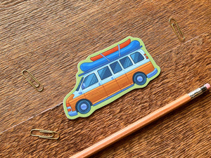 Gone Rafting Van Sticker