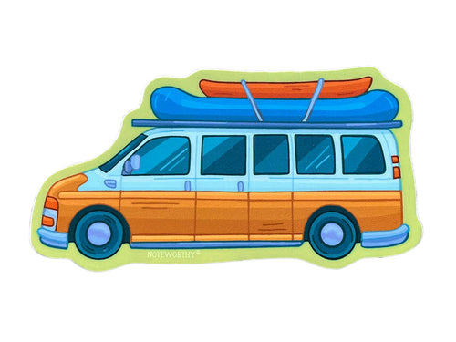 Gone Rafting Van Sticker