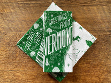 Greetings from Vermont Tea Towel