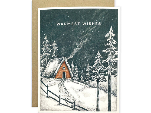 Snowy Cabin, Boxed Set of 8