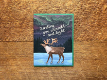 Warmth Light Reindeer Card