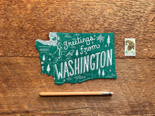 Greetings from Washington Postcard