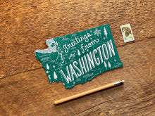Greetings from Washington Postcard