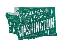Greetings from Washington Postcard