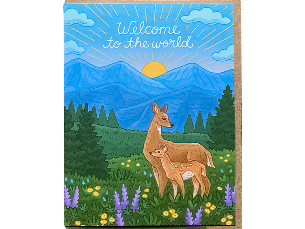 Welcome Deer Card