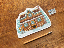 Winter Cabin Postcard