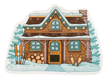 Winter Cabin Postcard