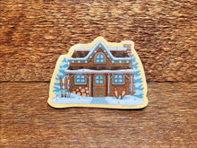 Winter Cabin Sticker