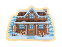 Winter Cabin Sticker