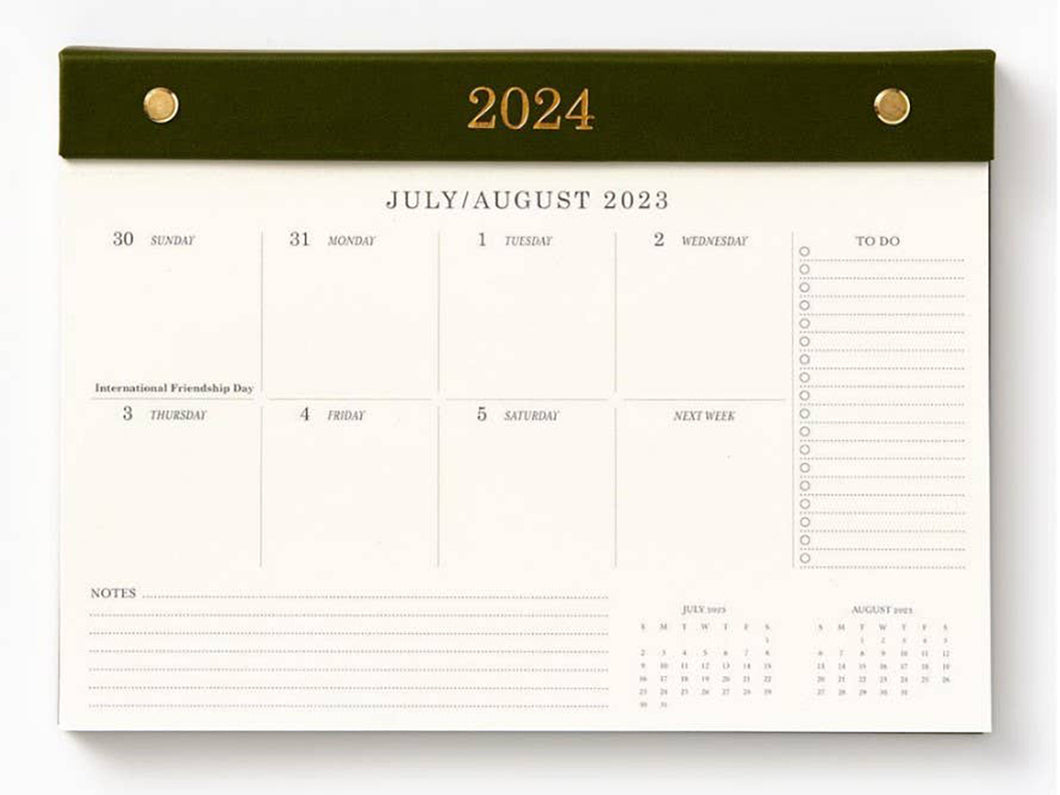2023-2024, Chicago 17-Month Weekly Desk Pad